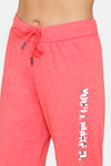 Rosaline Easy Movement Cotton Track Pants - Rose Of Sharon — thumbnail 5